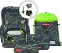 STEP BY STEP 213214, Step by Step 213214 GIANT Schulrucksack-Set "Dark Cat...