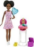 BARBIE GRP41, MATTEL GRP41 Barbie Skipper Babysitter Puppe Geburtstags-Spielset mit
