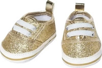 HELESS 1461, HELESS 1461 Puppen-Glitzer-Sneakers, gold, Gr. 30-34 cm