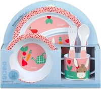 STERNTALER 6802107, STERNTALER 6802107 Kindergeschirr-Set Esel Emmily in Hellrot