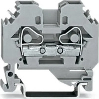 Wago 282-101, WAGO 282-101 2-Leiter-Durchgangsklemme 6 mm&sup2; CAGE CLAMP grau