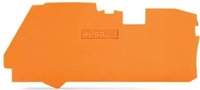 Wago 2116-1292, WAGO 2116-1292 Abschluss- und Zwischenplatte 1 mm dick orange