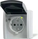 Busch-Jaeger 2CKA003116A0664, BUSCH-JAEGER 3120 EWB-53 FI-Schukomat SCHUKO Steckdose