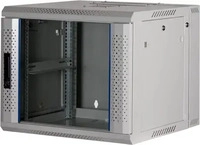 Rockstable RS19-6609W, Rockstable 9HE 19" Wandgeh&auml;use Glast&uuml;r Lichtgrau - Basic