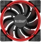 PCCOOLER CORONA-RED, Pccooler 120mm Geh&auml;usel&uuml;fter in Rot - Ventilator - 12 cm...