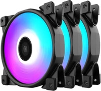 PCCOOLER HALO-RGB-3I1, Pccooler 3in1 120mm Halo Geh&auml;usel&uuml;fter in RGB -...