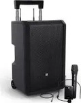 LD Systems ANNY 10 HBH 2 B8 Akku PA Lautsprecher mit Hand- und Headsetmikrofon