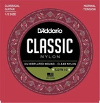 D'Addario EJ27N 1/2 Sch&uuml;ler-Saiten f&uuml;r Klassikgitarre, Nylon, Teilgr&ouml;&szlig;e, normale