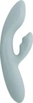 Svakom Chika Rabbit-Vibrator mit W&auml;rmefunktion 18,8 cm t&uuml;rkis-grau