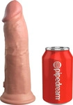King Cock Realistischer Naturdildo aus Silikon mit doppelter Dichte und...