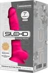 SILEXD Realistischer biegsamer Dildo mit Saugnapf Modell 1 17,5 cm Rosa