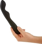 Rebel Analvibrator mit gebogener Spitze P-Spot 23,5 cm mit 7 Vibrationsmodi f&uuml;r