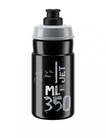 Elite Jet Trinkflasche 350 ml - Schwarz/Grau 66 mm