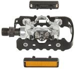 Exustar Pedal MTB E-PM-818-04 Duo mit Cleats schwarz silber