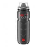 Elite Nano Fly dunkelgrau Trinkflasche grau/rot - ultraleichte, moderne