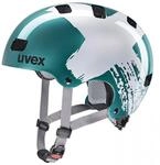 Uvex Kid 3 Kinder-Fahrradhelm teal-silver 51-55 cm - robuster Hartschalenhelm...