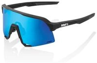 100% S3 - HiPER Mirror Lens unis Matte Black - kontraststarke Performance-Sportbrille