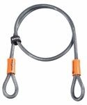 Kryptonite KryptoFlex 410 Endschlaufenkabel 120 cm, 10 mm starkes geflochtenes