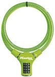 Master Lock Kabelschloss 8229 Gr&uuml;n 12 mm x 900 mm - flexibler Diebstahlschutz mit
