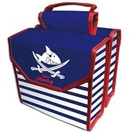 Bike Fashion Doppelpacktasche Capt`n Sharky B230xH200xT80mm, wei&szlig;/blau/rot