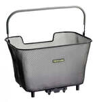 Racktime Baskit kleiner Fahrradkorb schwarz 42x27x30 cm, Systemkorb mit Snapit