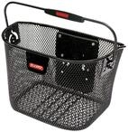 Klickfix Vorderradkorb Mini Lenker Adapter schwarz 29x20x19 cm