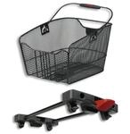 KLICKfix Hinterradkorb City-Max Racktime schwarz 23x22,5x36 cm