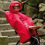 Hamax Regenponcho f&uuml;r das Kind im Sitz rot