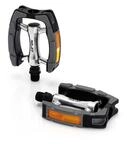 XLC City-/Comfort-Pedal PD-C07: Aluminiumk&ouml;rper mit Kunststoffummantelung,