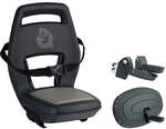 Widek Kindersitz QIBBEL 6+ JUNIOR bis 35 kg schwarz f&uuml;r Gep&auml;cktr&auml;ger inkl.