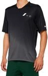 100% Celium Short Sleeve Jersey S Black/Charcoal - leichtes MTB-Trikot mit hoher