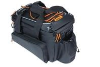Basil Gep&auml;cktr&auml;gertasche Miles Tarpaulin XL Pro MIK 2.0 - schwarz / orange -...