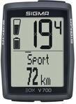 Sigma Computer EOX VIEW 700 E-Bike-Computer Schwarz - 2-Zoll Display mit