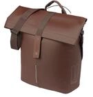 Basil City MIK Studs Fahrrrad-Shopper 14-16 Liter, wasserabweisend, braun,