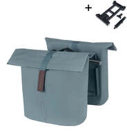 Basil Doppelpacktasche City Double Pannier Bag MIK 2.0 - Fahrrad Doppeltasche 28-32