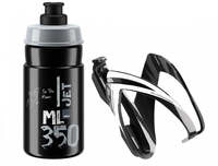 ELITE Kit Trinkflasche JET 350 ml + CEO Halter f&uuml;r Kinderrahmen - leichtes -