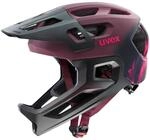 UVEX react jr. Fullface Kinder MTB Fahrradhelm cranberry matt 52-56 Zentimeter