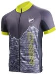 CHIBA Watzmann Shirt Herren - Radsport-Trikot schwarz/neongelb, XXL,...