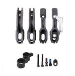 MAGURA HSi-Adapter komplett f&uuml;r eine Bremse, schwarz - pr&auml;zise Montage f&uuml;r