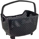 Racktime Korb Bask-it EDGE 20l schwarz Kunststoff recyclebar Ohne Adapter -