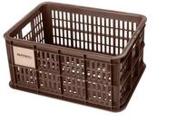 Basil Crate S Fahrradkiste - 17 - Fahrradkorb - 5 Liter braun recycelter...