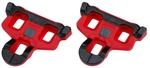 BBB Cycling BBB Schuhplatten PowerClip 6 degree One Size rot - effizienter