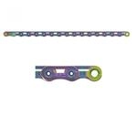 SRAM Kette PC RED AXS E1 114 rainbow - ultraleicht, haltbar und effizient