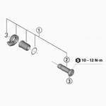SHIMANO B-Achse Einheit f.RD-M8250 Ersatzteil - f&uuml;r Shimano RD-M8250 Schaltwerk