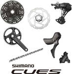 SHIMANO Gruppe CUES (FC-U6040-1) 10/11 Fach, 10 - moderne Komplett-Schalt- und