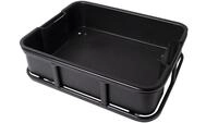 AtranVelo Fahrradkorb Bakery Crate mit AVS Adapter schwarz 35x45x13 cm