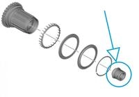 SHIMANO Abdeckkappe f&uuml;r WH-R9270 HR - passend f&uuml;r Dura-Ace Rennrad-Laufr&auml;der