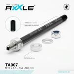 RADOXX Trailer AxXle TA007 Steckachse M12x1,5 159-165mm - T&Uuml;V-gepr&uuml;ft, Made in