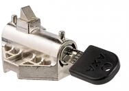 Akkuschloss AXA SHIMANO Tube silber, solo version