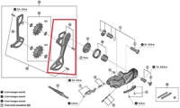 SHIMANO Kettenleitblech au&szlig;en RD-M8250 SGS Lang-K&auml;fig - pr&auml;zise...